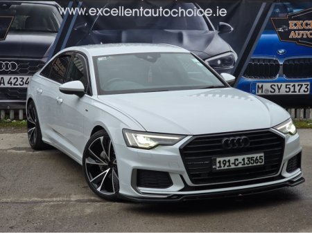 2019 Audi A6 2.0 TDI S LINE 40 204PS 4DR AUTOMATIC BLACK EDITION WHITE!IMMACULATE €29,950 thumbnail