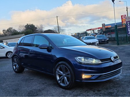 2017 Volkswagen Golf ( 172 REG LEATHER FULL LEATHER SEATS ELECTRIC MEMORY SEATS NAVI VIRTUAL CLOCKS ANDROID AUTO CARPLAY BLIND SPOT REAR TRAFFIC ASSIST ROAD SIGN RECOGNIZING LANE ASSIST LOW TAX BAND €17,500