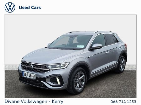2025 Volkswagen T-Roc AUTO R-LINE 75 1.5 TSI PETROL 150 BHP €39,950 thumbnail