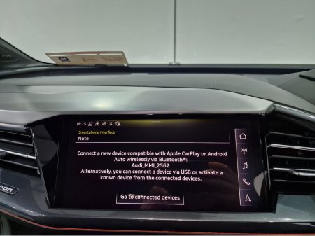 2024 Audi Q4 e-tron 45 S LINE (TECH PACK / 82KWH BATTERY) 282BHP AUTOMATIC **ONE OWNER / APPLE CARPLAY / ADAPTIVE CRUISE CONTROL / FULL LEATHER / SONOS PREMIUM SOUND / SAT NAV / REVERSE CAMERA / WIRELESS PHONE CHARGING** €43,900 thumbnail