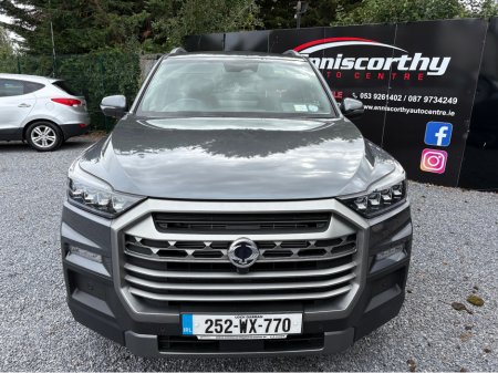 2025 KGM Musso 2.2 DSL AT P/T 4WD 4DR AUTO CREW CAB FULL LEATHER HEATED & COOLED SEATS PRICE EX VAT €46950 INC VAT €38,881