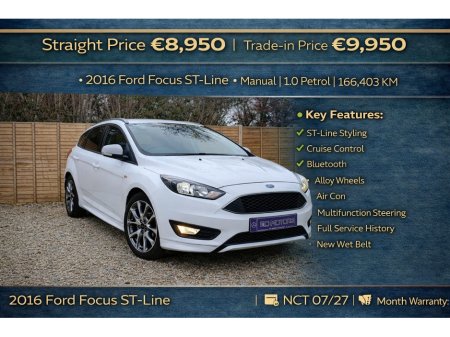 2016 Ford Focus - €8,950