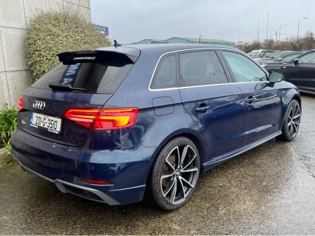 2020 Audi A3 S-LINE AUTOMATIC 1.4 PETROL //HIGH SPEC//HALF LEATHER HEATED SEATS//REVERSE CAMERA//KEYLESS ENTRY//ADAPTIVE CRUISE CONTROL// €24,950 thumbnail