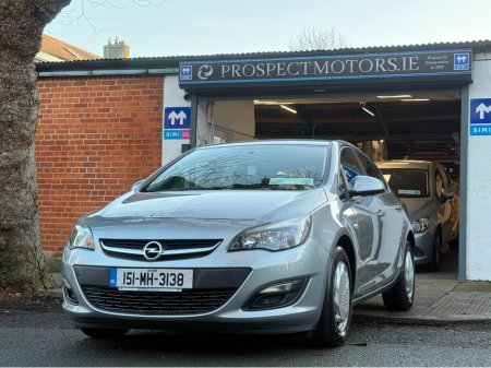 2015 Opel Astra 1.4 Petrol, 1 Owner Irish Car From New, New Nct 01/2027, 5 Door Hatchback, A/C, Service & Warranty Included, SIMI Dealer, €6,950 thumbnail