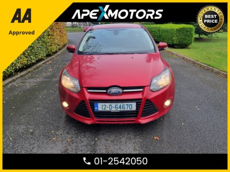 2012 Ford Focus TOP-SPEC TITANIUM ECOBOOST 10 100PS 5DR * LOW LOW MILES * NEW TIMING BELT * AA APPROVED  * 101 SAFETY CHECKLIST * 12-MONTH ROADSIDE ASSIST  * IMMACULATE * TOP-SPEC * NEW NCT SEP-26 * LOW TAX €7,449