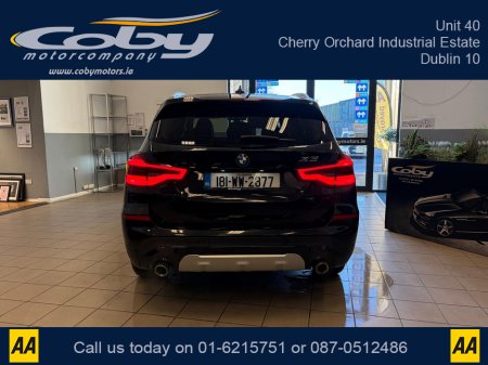2018 BMW X3 2.0 XLINE 5DR AUTO, NCT 2028 Full Leather, Reverse Cam, Sat Nav, Heated Seats, Parking Sensors, Cruise Control, MFSW, Dual Climate Control, Bluetooth, Alloy Wheels, Full Electrics, and more. €30,950 thumbnail