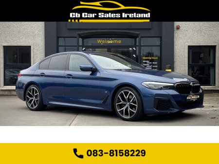 2021 BMW 5 Series 2.0 520d MHT M Sport Saloon 4dr Diesel Hybrid Steptronic Euro 6 (s/s) (190 ps) 1 OWNER + VIRTUAL COCKPIT + REVERSE CAM + FULL BODY KIT