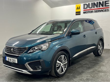 2018 Peugeot 5008 GREAT SPEC*ALLURE 1.6 BLUE HDI 120 4DR*REAR CAMERA*TWO KEYS*NCT 03/26*12 MONTH WARRANTY*FINANCE AVAILABLE €19,949