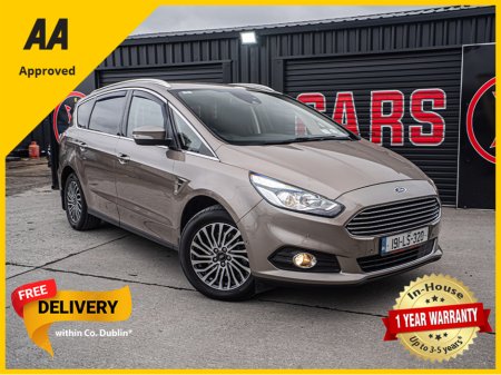 2019 Ford S-Max 2019 S-Max 2.0d TITANIUM/Fsh/Irish/1yr warranty €24,888