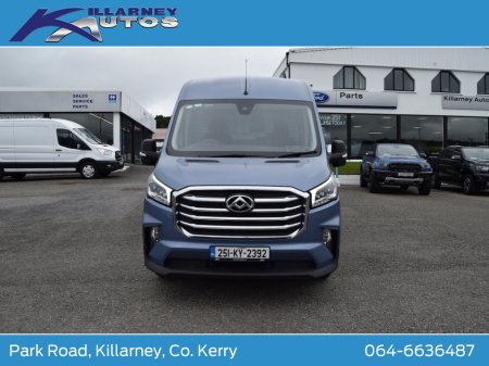 2025 Maxus Deliver 9 LWB Med Roof FWD LUX 2.0TDCi 150BHP Price plus 23% vat €27,950