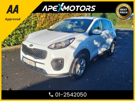 2016 Kia Sportage FINANCE ARRANGED * NEW MODEL * DIESEL CRDI ISG 5Dr SUV * NEW NCT OCT-27 * IMMACULATE * AA APPROVED * 101 SAFETY CHECKLIST * LOW DIESEL MILES * CRUISE CONTROL * 2-KEYS * LOW TAX * 12-MONTH ROADSIDE ASS €11,449