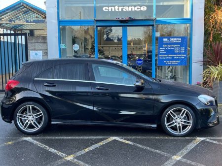 2016 Mercedes-Benz A Class A180 AMG-LINE 1.6 AUTO // FULL SERVICE HISTORY // VERY LOW MILEAGE // LEATHER/ALCANTARA AMG HEATED SEATS €18,900 thumbnail