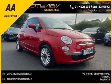 2015 Fiat 500 TWINAIR LOUNGE 0.9lt//NEW NCT €6,450