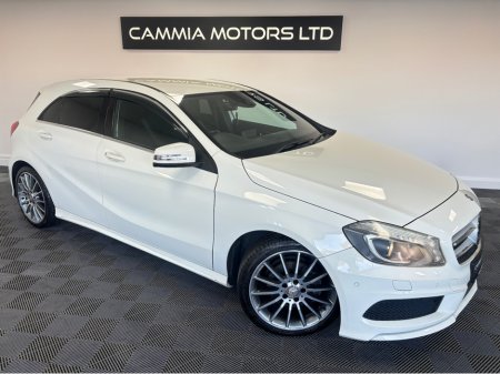 2013 Mercedes-Benz A Class MERCEDES-BENZ A CLASS A180 AMG LINE 1.6 PETROL AUTO*ALCANTRA/LEATHER BUCKET SEATS*REVERSE CAMERA & PARKING SENSORS*BLUETOOTH AUDIO*ELECTRIC FOLDING MIRRORS*TRADE INS WELCOME*