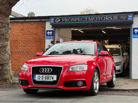 2012 Audi A3 S-Line, Only 35k KMS, 1.4 Automatic, Cruise Control, Apple CarPlay/Android Auto, Reverse Camera, Leather Interior, New NCT, Service & Warranty Included, SIMI Dealer