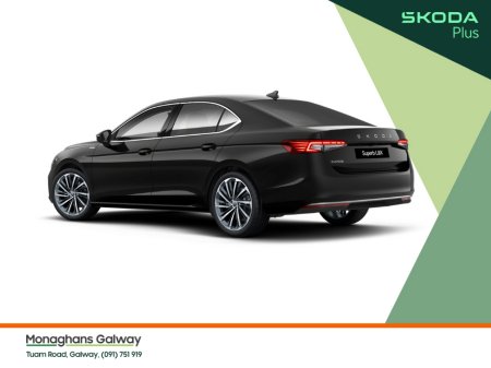 2026 Skoda Superb *IN STOCK. READY FOR IMMEDIATE DELIVERY* L&K 2.0TDI 150HP AUTO *TOP SPEC* in Ebony Black Metallic with Cognac Leather Interior and Infotainment Plus Pack €63,640 thumbnail