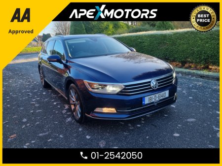 2018 Volkswagen Passat FINANCE ARRANGED * TOP-SPEC HIGHLINE * EVERY EXTRA * FULL LEATHER INTERIOR * 2.0L DIESEL AUTO * UPGRADED DIGITAL DASH * NEW NCT OCT-27 * IMMACULATE * STAMPED SERVICE HISTORY * AA APPROVED * 01-2542050 €21,949