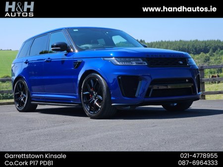 2021 Land Rover Range Rover Sport 5.0 SVR S/C V8 SUPERCHARGED..