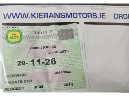 2014 Peugeot 3008 ACTIVE 1.6 HDI 115 : NCT 11/26 €6,500