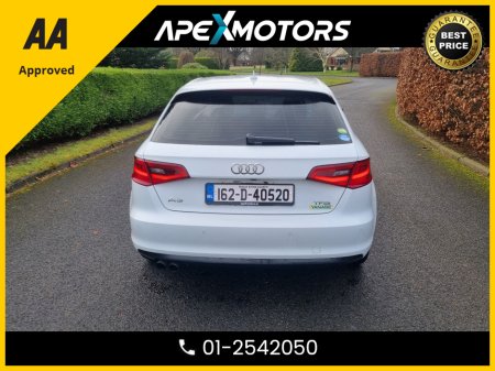 2016 Audi A3 FINANCE ARRANGED * NEW NCT JAN-28 * IMMACULATE * AA APPROVED * 101 SAFETY CHECKLIST * AUTOMATIC * COLOUR REVERSE CAMERA * TOP-SPEC 5DR HATCH * LOW LOW KMs * ADAPTIVE CRUISE * CRUISE CONTROL and SPEED €16,449 thumbnail