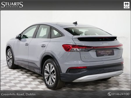 2023 Audi Q4 e-tron “40 – BIGGER BATTERY* Q4 E-TRON SPORT SPORTBACK COUPE: PEBBLE GREY, HEADS-UP DISPLAY, 19” DIAMOND CUT ALLOYS, ANDROID AUTO, HEATED SEATS €33,945 thumbnail