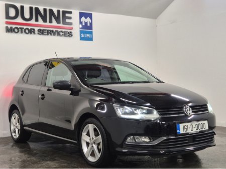 2016 Volkswagen Polo **HIGHLINE**AUTO**LEATHER/ALCANTARA SEATS**HEATED SEATS**ANDROID/APPLE MEDIA RADIO**DISTRONIC CRUISE CONTROL**LED HEADLAMPS**CLIMATE CONTROL**REVERSE CAMERA**AUTO LIGHTS**FOLDING MIRRORS**PADEL SHIFT* €13,899