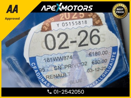 2018 Renault Megane FINANCE ARRANGED * SPORT TOURER DYNAMIQUE 5DR * NEW NCT JAN-28 * LOW TAX FEB-26 * IMMACULATE * STAMPED SERVICE HISTORY * AA APPROVED * 101 SAFETY CHECKLIST * HEATED SEATS * COLOUR REVERSE CAMERA * TOP €13,949 thumbnail