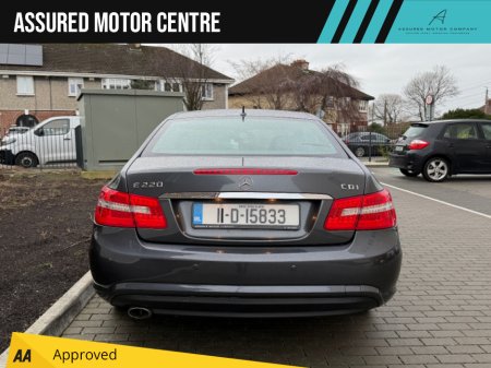 2011 Mercedes-Benz E Class E SERIES CDI AVANTGARDE SPORT 2DR AUTO**FULL BLACK LEATHER INTERIOR**REAR PARKING SENSORS**AMG STYLE ALLOY WHEELS**CRUISE CONTROL**BLUETOOTH**HISTORY CHECKED**FINANCE ARRANGED** €7,995 thumbnail