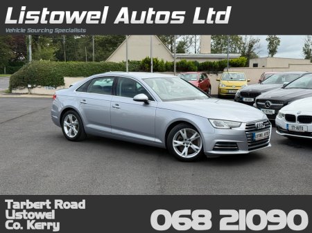 2017 Audi A4 SALOON 1.4 AUTOMATIC * SATELLITE NAVIGATION, REAR VIEW CAMERA, PARKING SENSORS FRONT & REAR, CRUISE CONTROL, POWERED FOLDING HEATED MIRRORS, POWER ADJUSTABLE DRIVERS SEAT, 3 STAGE HEATED SEATS * €21,950