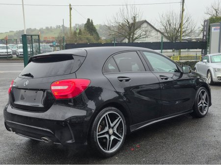 2014 Mercedes-Benz A Class ONLY 29262KM !! A180 AMG LINE SAT NAV PACK - HALF LEATHER SEATS - REV CAMERA / HI SPEC / SYSTEM LOW ROAD TAX BAND / SIMI DEALER €14,750 thumbnail