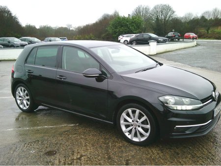 2018 Volkswagen Golf NEW NCT 2028, HIGHLINE, HEATED SEATS, REVERSE CAMERA, SAT./NAV., CRUISE, €190 TAX, LOW KMS. HISTORY. €16,999