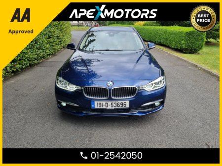 2019 BMW 3 Series 320D TOURING AUTO * FINANCE ARRANGED * AUTOMATIC (DSG) * WIRELESS APPLE CARPLAY * FULL TAN LEATHER  * IMMACULATE * TOP-SPEC M-SPORT * LOW LOW MILES * ADAPTIVE CRUISE * NEW NCT JUL-26 * LOW TAX €27,949