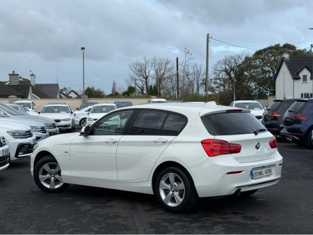 2016 BMW 1 Series SPORT 2.0 AUTO * REAR VIEW CAMERA, REVERSE SENSORS, ADAPTIVE CRUISE CONTROL, FOLDING MIRRORS, MULTIMEDIA DISPLAY, 2 KEYS, FACTORY FITTED PRIVACY GLASS, MULTIFUNCTION STEERING WHEEEL, 2 YEAR NCT * €15,950