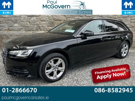2016 Audi A4 1.4 TFSI SPORT ESTATE**//**METALLIC BLACK**//**€280 ROAD TAX**//**FINANCE ARRANGED**//**WARRANTY**//**FINANCE ARRANGED**//**ALLOYS**//**AIR CON!