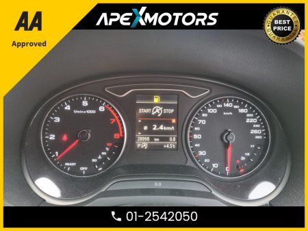 2016 Audi A3 FINANCE ARRANGED * NEW NCT JAN-28 * IMMACULATE * AA APPROVED * 101 SAFETY CHECKLIST * AUTOMATIC * COLOUR REVERSE CAMERA * TOP-SPEC 5DR HATCH * LOW LOW KMs * ADAPTIVE CRUISE * CRUISE CONTROL and SPEED €16,449 thumbnail