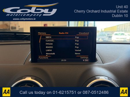 2014 Audi A3 Saloon 1.4 Auto 4dr Saloon. Stunning Car with, 2 Keys, New NCT. Alloy Wheels, Digital Dash, Dual Climate, Cruise, MFSW, Reverse Camera, Sat Nav, Bluetooth, Paddle Shift & more. €12,950 thumbnail