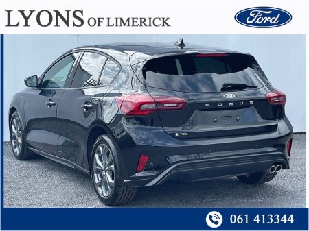 2026 Ford Focus ST-Line 5 door 1.0L EcoBoost 125PS Petrol 6 Speed €35,940