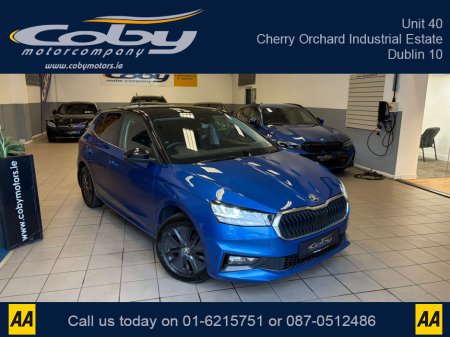 2022 Skoda Fabia Style 1.0 i 80HP 5DR Manual. NCT, Alloy Wheels, MFSW, USBC, Air Conditioning, Smart Link, Hands Free, Rear Parking Sensors and more.