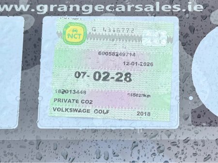 2018 Volkswagen Golf COMFORTLINE 1.6 TDI!!NEW NCT 28!! €13,850 thumbnail