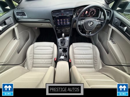 2019 Volkswagen Golf 1.4 HIGHLINE AUTO FULL CREAM LEATHER *CAR ID 00* €19,950 thumbnail