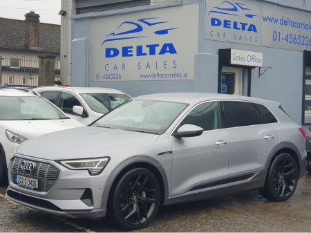 2022 Audi e-tron 55 Quattro 95 kWh FULLY ELECTRIC NCT 02/28 FINANCE AVAILABLE €118 PER WEEK 2 KEYS/ FULL LEATHER/ ELECTRIC SEATS/ HEATED SEATS/ SAT NAV/ TOUCH SCREEN/ ANDROID AUTO/ APPLE CAR PLAY/ HISTORY CHECKED