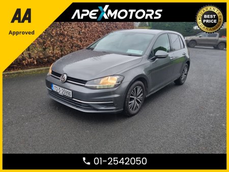 2017 Volkswagen Golf FINANCE ARRANGED * 1.6 TDI SE BLUEMOTION 115PS 5DR AUTO * NEW NCT OCT-27 * IMMACULATE * AUTOMATIC (DSG) * STAMPED SERVICE HISTORY * AA APPROVED * 101 SAFETY CHECKLIST * COLOUR REVERSE CAMERA €14,949 thumbnail