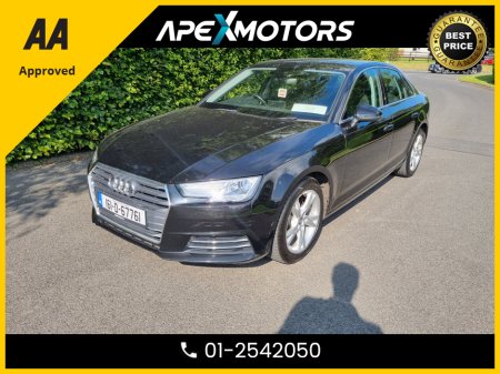 2016 Audi A4 FINANCE ARRANGED * 2.0 TDI SE ULTRA 150PS 4DR * AA APPROVED  * 101 SAFETY CHECKLIST * 12-MONTH ROADSIDE ASSIST  * IMMACULATE * LOW LOW MILES * 2-KEYS * NCT JUN-26 * LOW TAX * STAMPED SERVICE HISTORY €16,949