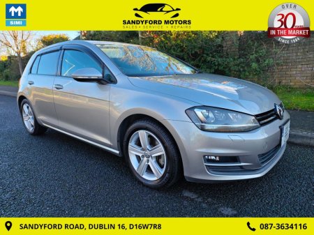 2013 Volkswagen Golf Comfortline 1.2DSG €11,450