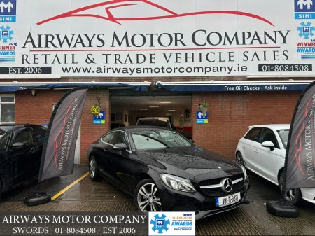 2018 Mercedes-Benz C Class C180 COUPE SPORT 2DR €22,950
