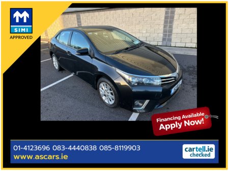 2014 Toyota Corolla 1.4 D-4D LUNA 4DR **1 OWNER IRISH CAR ** HIGH SPEC ** TOYOTA SERVICE HISTORY ** 2 KEYS ** LONG TAX AND NCT ** BEST AVAILABLE ** €9,995