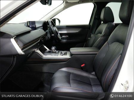 2023 Mazda CX-60 2.5 PHEV HOMURA, DRIVERS ASSISTANCE PACK, CONVENIENCE PACK AND PANORAMIC SUNROOF RHODIUM WHITE WITH BLACK LEATHER , RADAR CRUISE WITH MAZDA PILOT ASSI €43,945