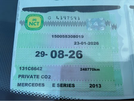 2013 Mercedes-Benz E Class 200 CDI BLUE EFFICIENCY F/L 4DR A AUTO €7,950 thumbnail