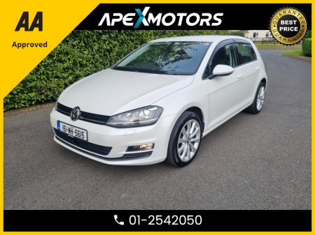2015 Volkswagen Golf FINANCE ARRANGED * LOW LOW KMs * NEW NCT SEP-26 * AUTOMATIC * AA APPROVED  * 101 SAFETY CHECKLIST * IMMACULATE * COLOUR REVERSE CAMERA * TOP-SPEC 5DR HATCH * LOW LOW MILES * 01-2542050 €13,449