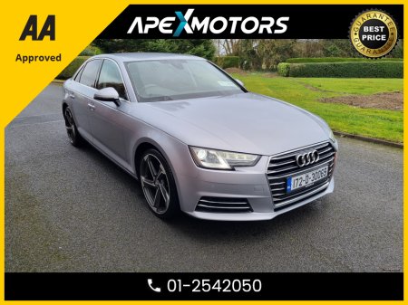 2017 Audi A4 FINANCE ARRANGED * AUTOMATIC (DSG) * 2.0 TDI S LINE 150PS 4DR AUTO SE * NEW NCT FEB-26 * LOW TAX * STAMPED SERVICE HISTORY * VERY CAREFUL OWNER * CARTELL HISTORY CHECKED * FULLY SERVICED * TRADE IN €17,249